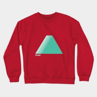 Geometric Triangle Shade Crewneck Sweatshirt